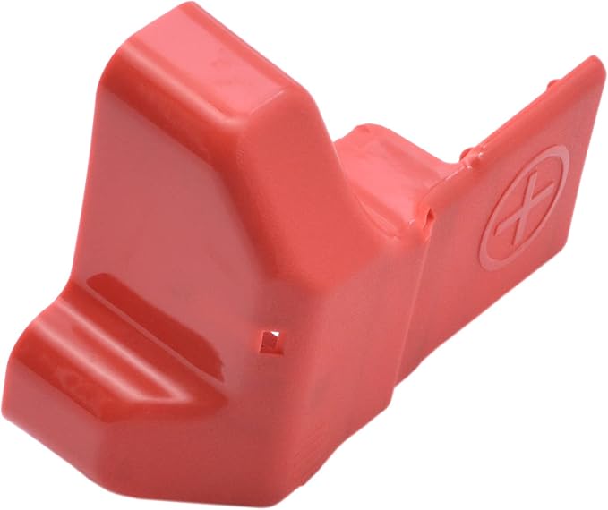 Under Hood Positive Battery Terminal Post Cover Compatible For 2013-2018 Dodge Ram 1500 2500 3500 4500 5500 4.7V8 5.7V8 68164628AA Red