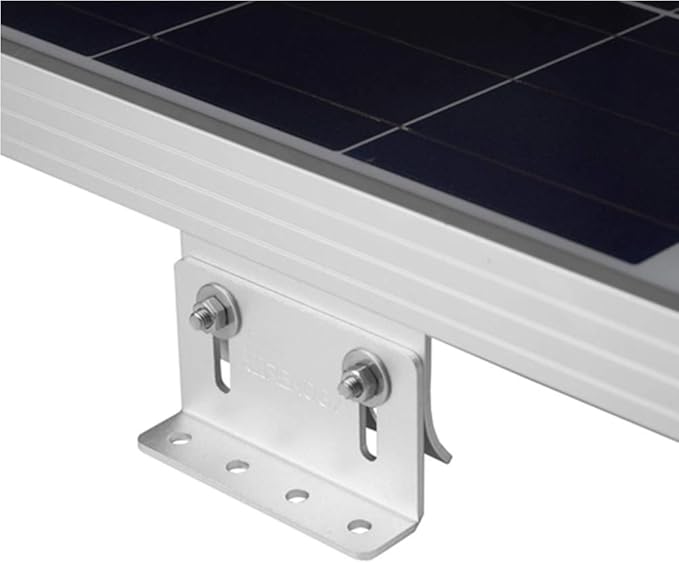 Renogy Solar Panel Mounting Curved Z Bracket-Set of 4 for RV, Boat, Roof, Wall and Other Off Gird Installation, 1 Set