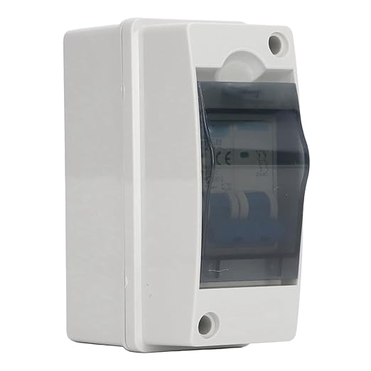 Solar Panel Disconnect Switch, 63A 1000V DC Miniature Circuit Breaker with Connector, PV Disconnect Switch Distribution Box Isolation Switch for Solar PV Home