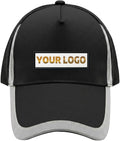 YOWESHOP Reflective Safety Baseball Cap Customize Logo with Removable PE Shell Hi-Vis Safety Work Hat