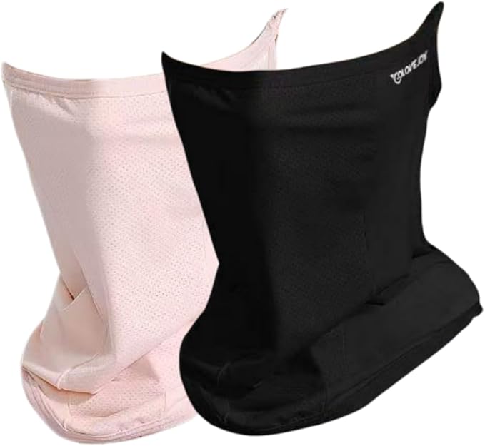 UPF 50+ Face Mask for Women & Men - Ice Silk Cooling Full Face Cover, Breathable Sun Protection Neck Gaiter