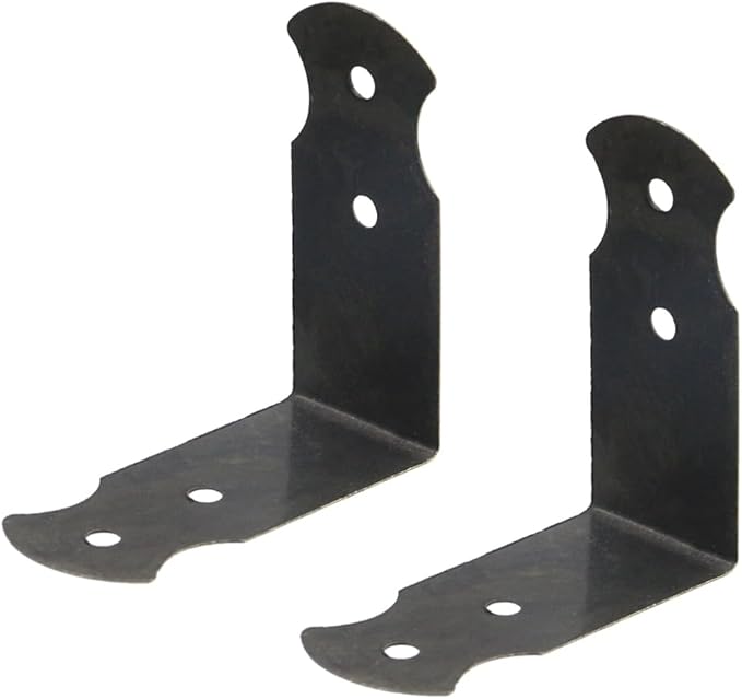 Geesatis 1.6" X 0.7" Set of 20 Right Angle Decorative Corner Protector Box Edge Cover Bracket, with Mounting Screws, Iron, Bronze
