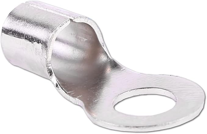 Skar Audio 4 Gauge (5/16") Nickel Plated Premium Ring Terminals (10-Pack)