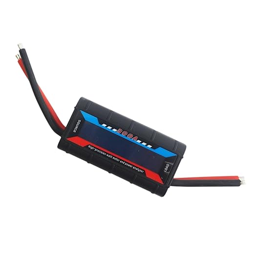300A High Precision Watt Meter, DC 0-60V Power Energy Meter Voltage Amp Tester with LCD Backlight Screen for RC, Solar, Ebike