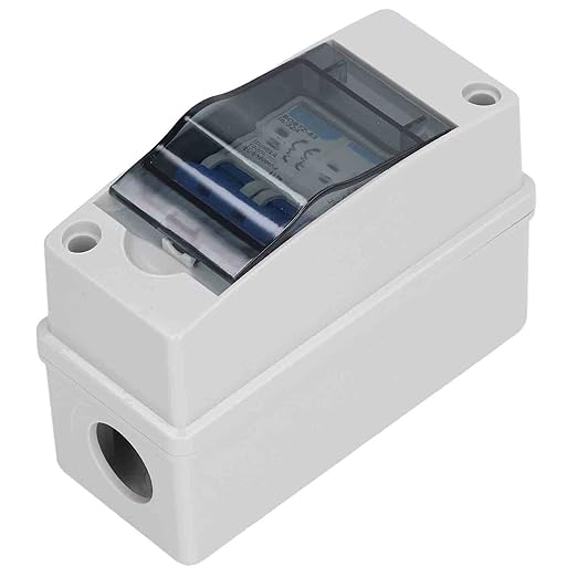 DC Miniature Circuit Breaker PV DC Circuit Breaker, IP65 Waterproof DC Isolator Switch Solar Disconnect Switch 32A 6KA 1000V, Circuit Breaker for PV Solar Panel Connected System