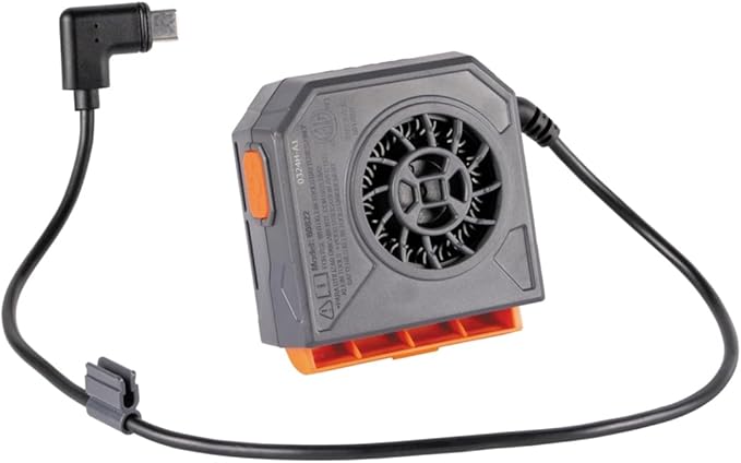 Klein Tools 60822 Replacement Turbo Fan for Hard Hats and Safety Helmets, Quiet, 3-Speed (Fan Only)