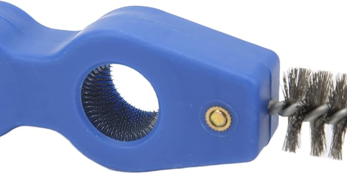 Copper Pipe Cleaner, 4 in 1 Battery Terminal Brush, Stable Steel Battery Terminal Cleaner, Suitable for Auto Battery Post Cleaner, Length 7.5in, Easy to Use