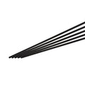 MECCANIXITY Carbon Fiber Rod, 4mm x 500mm Carbon Rod Bar for RC Plane DIY Craft Kite Wing Tube Quadcopter Arm Repair Pack of 5
