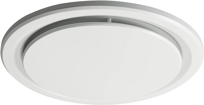 Homewerks 7140-110-G3 Bathroom Fan Ceiling Mount Exhaust Ventilation, Silent 2.0 Sones, 110 CFM, White