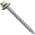 Metal ROOFING SCREWS: (250) 10 x 2" Ivory Hex Head Sheet Metal Roof Screw. Self starting metal to wood siding screws. EPDM washer. Colored head