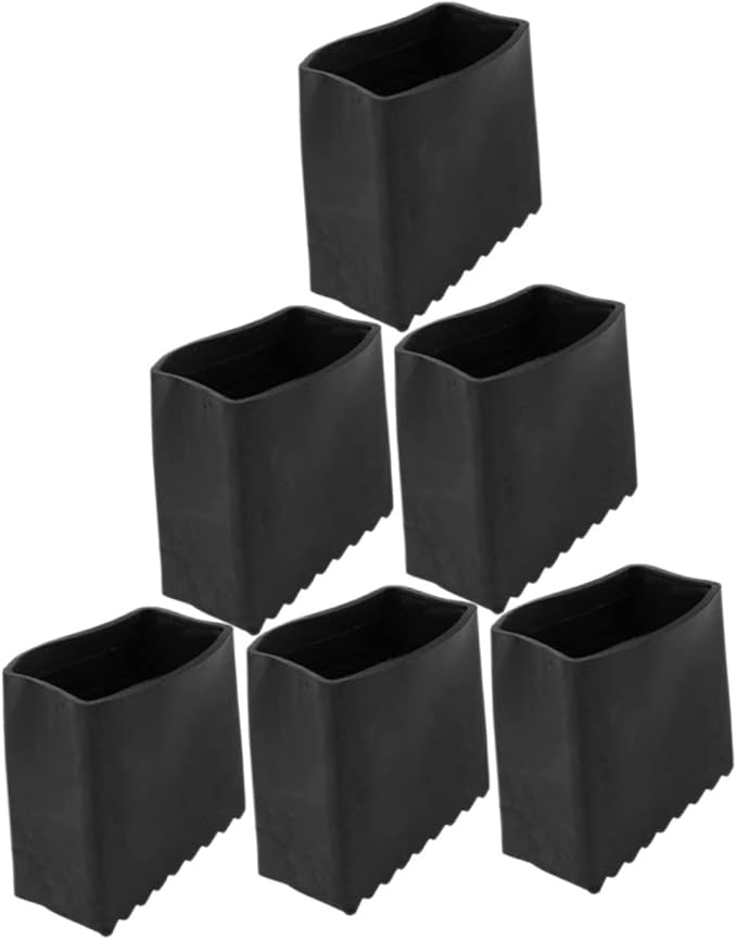 DOITOOL 6pcs Non-Slip Ladder Feet Covers Epdm Roof Ladder Protector Pad for Attic