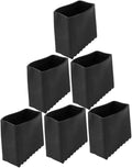 DOITOOL 6pcs Non-Slip Ladder Feet Covers Epdm Roof Ladder Protector Pad for Attic