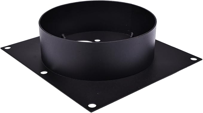 ZTUOAUMA 40mm Universal Stainless Steel Diesel Heater Turret Mount Plate for Eberspacher Webasto Air Heaters and More RV Motorhome Camper Auxiliary Heating Furnace