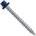 Metal ROOFING SCREWS: (250) 10 x 2" Gallery Blue Hex Head Sheet Metal Roof Screw. Self starting metal to wood siding screws. EPDM washer. Colored head