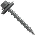 Metal Roofing Screws: (250) 12 x 2 Slate Hex Sheet Metal Roof Screw. Sharp Point Metal to Wood siding Screws. 5/8" EPDM Washer