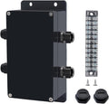 Project BoxI P67 Outdoor Waterproof Box Electronic Junction Box with 15A 600V 12P Barrier Terminal 2IN/2Out Electrical Boxes 6.2x3.5x2.4inch