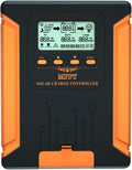 60A 180V MPPT Solar Charge Controller 12V/24V/36V/48V Auto, Heat-Dissipating Metal Housing, Dual Fans, and LCD Display, for LiFePO4, Gel, Lithium, SLD, FLD, and Ternary Battery