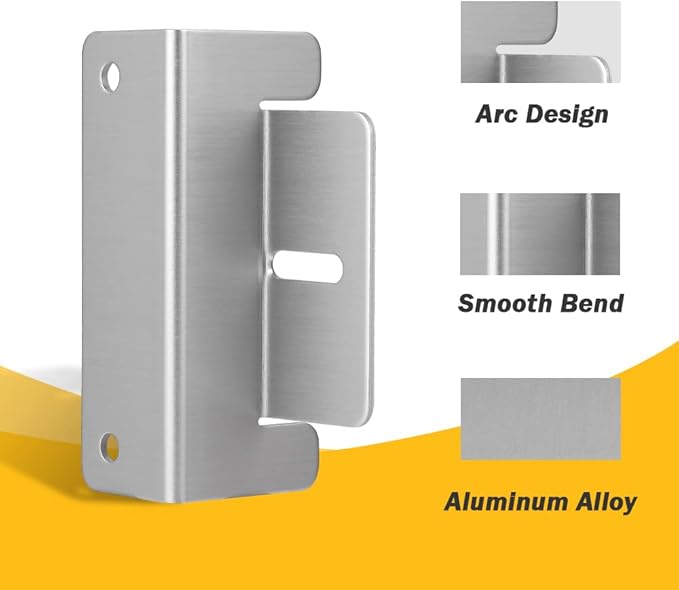 BougeRV mounting z Bracket for 100w 150w 200w 300w Solar Panel, Supporting for RV, Roof, Boat, Off-Grid, Set of 4 Units