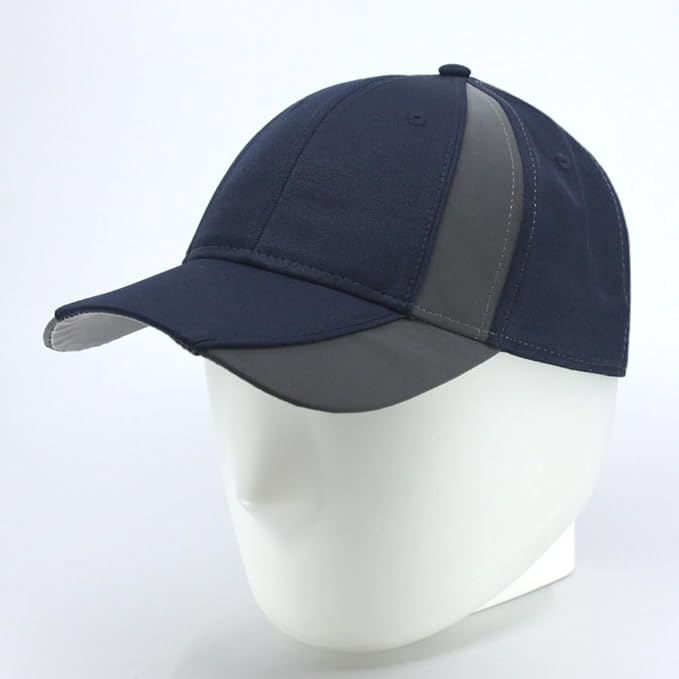 The Vintage Year Reflective High Visibility Piping Neon Polyester Twill Low Profile Structured Baseball Cap
