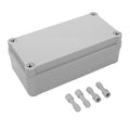 LeMotech Junction Box IP67 Waterproof Dustproof ABS Plastic Project Box for Electrical Outdoor Enclosure Gray 6.3 x 3.1 x 2.2 inch (160 x 80 x 55 mm)