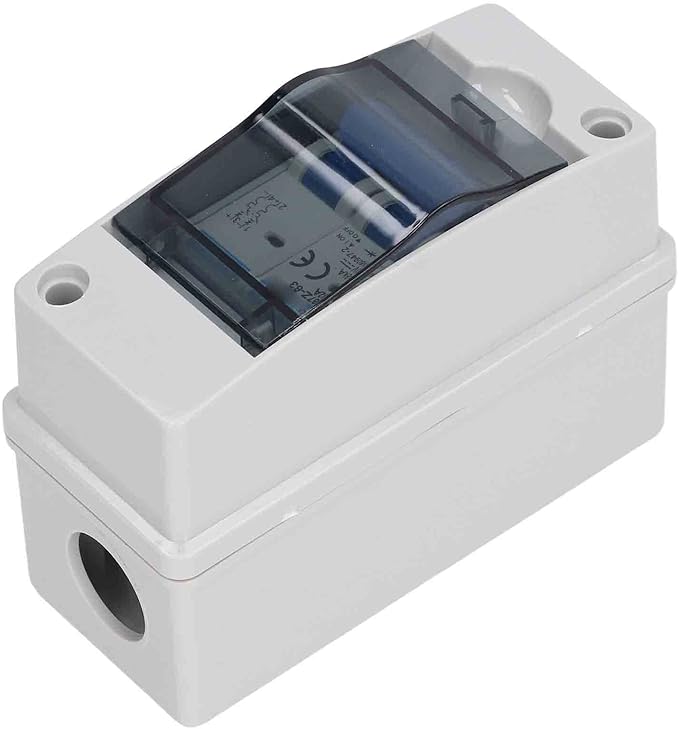 32A PV DC Disconnect Switch 1000V Solar Load Switching Air Switch Miniature Circuit Breaker with IP65 Distribution Box for Solar PV Power System