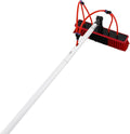 30FT Reach Solar Panel Cleaning Brush Kit, Adjustable Pole Window Cleaning Brush with 180° Rotating Head, 65.6FT Hose Window Washer Tool for Roof, RV, Truck, Car (30ft 13.78x3.15in)