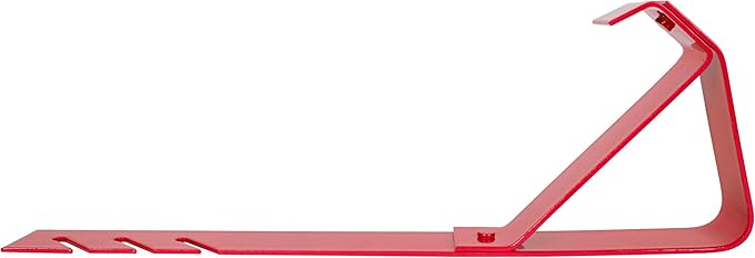 Guardian 2504 Fixed Heavy Duty Roofing Bracket for Use with 12/12 Pitch Roofs 6 Inch by 45 Degree Fixed Angle Platform Powder Coated Red OSHA Compliant