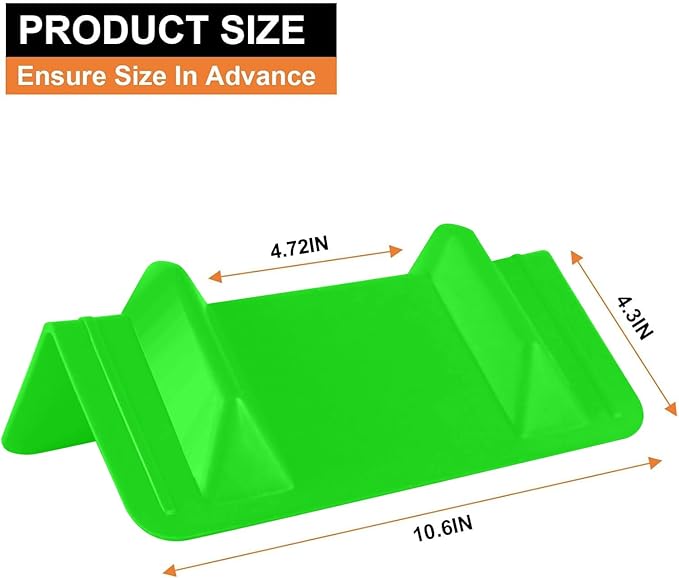 24 Pack Flatbed Edge Corner Protector for Cargo Shipping, Plastic Ratchet Strap Protectors for Tie Downs, Corner Guards for Straps Green