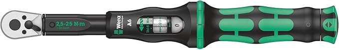 Wera Click-Torque A6 Torque wrench Hex 2 5-25 Nm