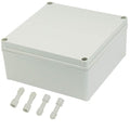 Zulkit Junction Box ABS Plastic Dustproof Waterproof IP67 Junction Boxes Universal Electrical Project Enclosure DIY Electronic Project Box Grey 7.87 x 7.87 x 3.74 inch (200 x 200 x 95 mm)