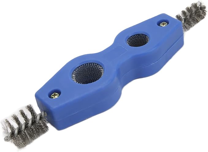 Battery Terminal Cleaner, 4 in 1 Battery Terminal Brush, ABS Car Battery Cleaner Kit with Steel Wire, Battery Post Cleaner Tool for Cleaning Battery Terminals, Pipes