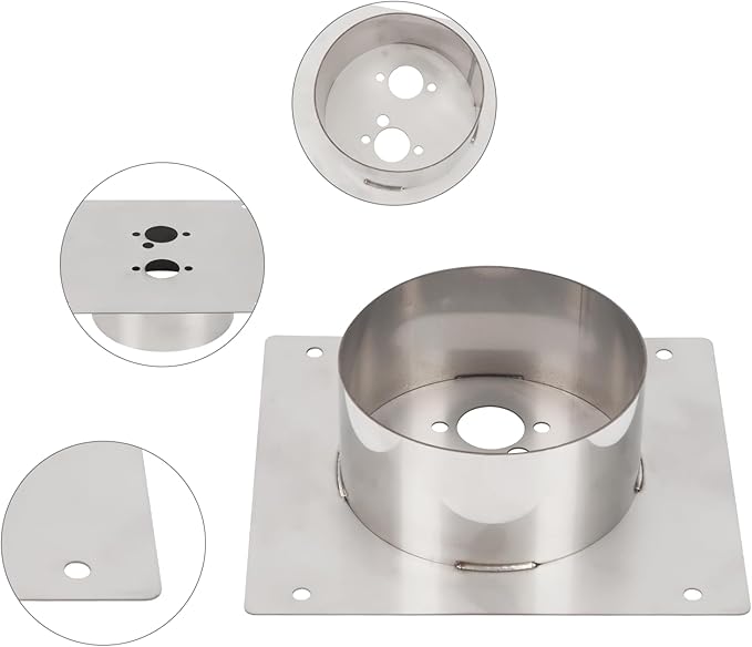 Diesel Heater Mounting Plate,Air Diesel Parking Heaters Base Mount Floor Bracket Support kit Accessories Parts for Webasto Eberspacher Airtronic D2 D4 D5 Planar Heater (Deep 60mm/2.4inch)