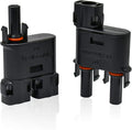 Solar Branch Connector IP68, 1500V FMM+MFF, Y Branch Adapter for Parallel Connection Between Solar Panels, 1 Pairs (2 to 1)