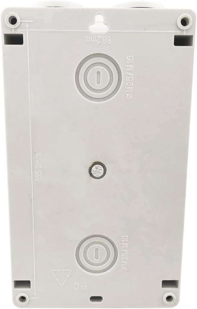 IP66 Outdoor 1500V 32A 63A 80A 100A 4P Solar PV DC Isolator disconnector Switch (Size : 4P, Color : 100A_1000V)