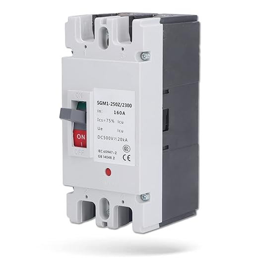 SGM1-250Z/2300 DC Circuit Breaker,500V 160A 2P DC Circuit Breaker, Thermosetting Plastic Moulded Case Circuits Breakers Solar Energy Switch