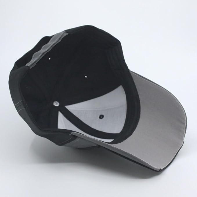 The Vintage Year Reflective High Visibility Piping Neon Polyester Twill Low Profile Structured Baseball Cap