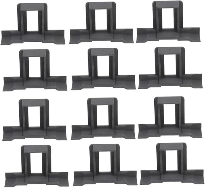MERRYHAPY 12pcs Photovoltaic Panel Water Guide Clips Durable Mud Clamp for Efficient Water Drainage Compatible with Various Solar Panel Types