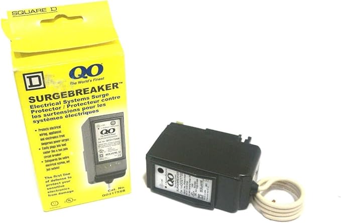 Square D by Schneider Electric QO2175SB QO SurgeBreaker, Surge Protection Device, 25kA, 120/240V, 1-Phase, 3-Wire
