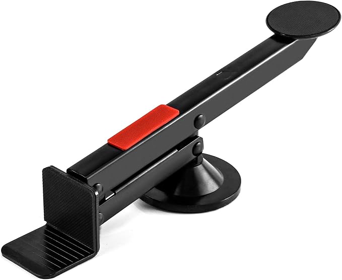 QWORK Swivel-Type Door and Board Lifter, Door Lifter Installation Tool, Black