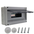 IP65 ABS Waterproof Circuit Breaker Distribution Box Din,ABS 3 Phase Power Supply Plastic Distribution Boxes Electrical for Circuit Breaker 15 Way