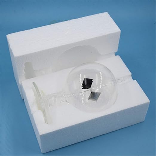 4 Blades Rotating Glass Windmill Solar Powered Crookes Radiometer Light Mill/Educational Teaching Study Tool/Office Home