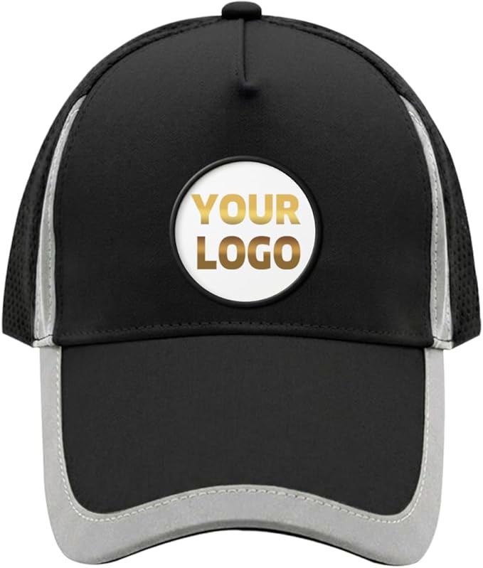 YOWESHOP Reflective Safety Baseball Cap Customize Logo with Removable PE Shell Hi-Vis Safety Work Hat