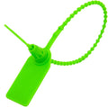 100 Pcs Fire Extinguisher Tags,Security Retail Anti-Theft Self-Locking Shoe Tag,Anti-Tamper Disposable Plastic Seals 250mm Length (Green)
