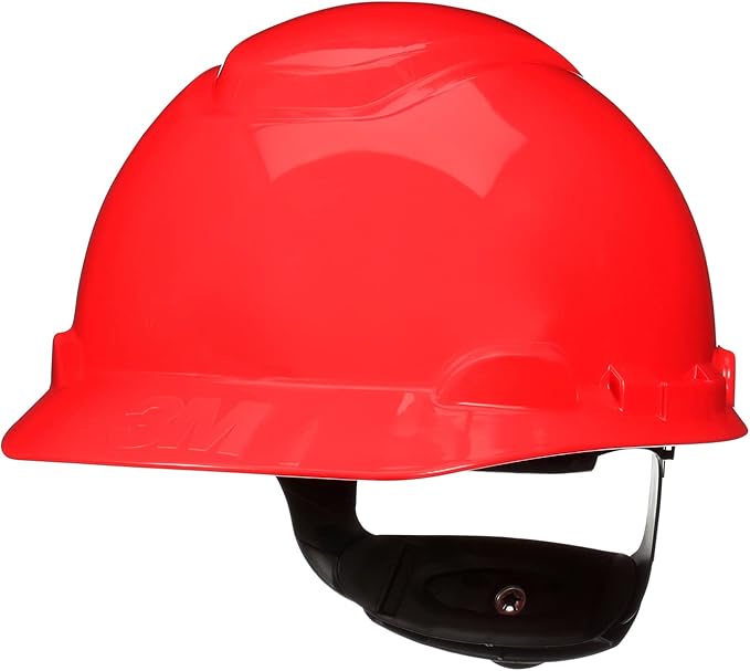 3M Hard Hat SecureFit H-700 Series Cap Style Safety Helmet with Uvicator Sensor, 4-Point Pressure Diffusion Ratchet Suspension