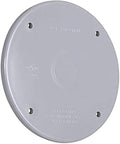 Hubbell-Bell PBC300GY Weatherproof Nonmetallic Device Cover, Blank, Round, Gray 4 in.