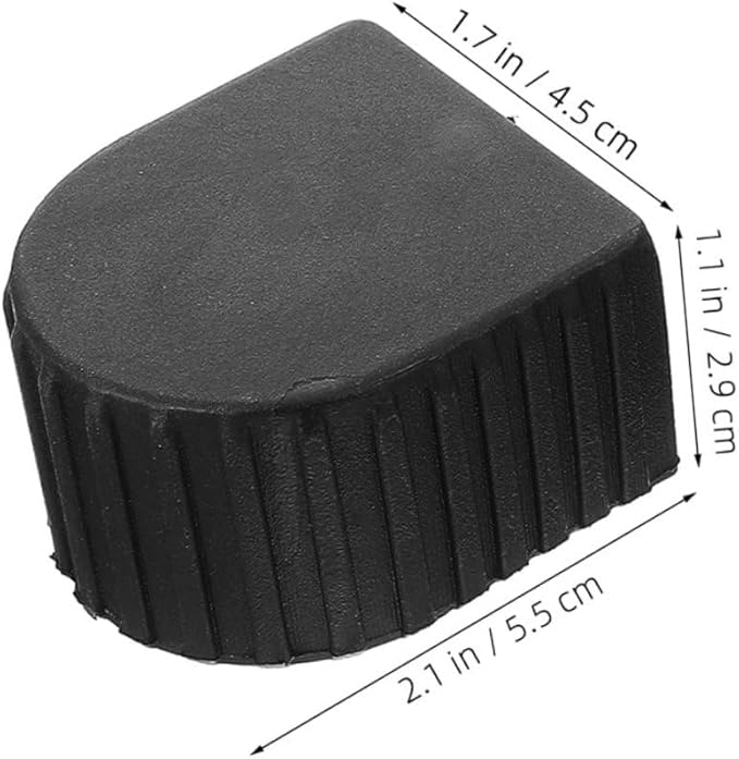 4pcs Non-Slip Ladder Caps Ladder Foot Protection Cushion Enhanced Safety for Telescopic Folding Thickened Aluminum Alloy with Fit