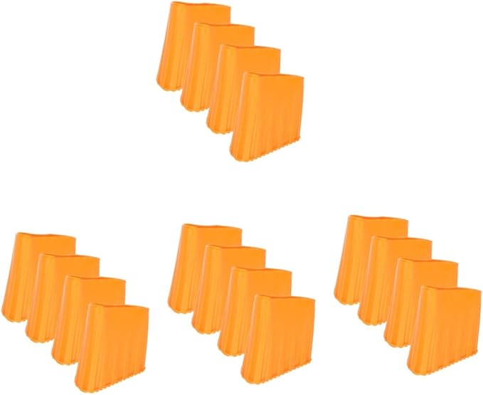 Angoily 4sets Ladder Feet Pads Ladder Leg Protective Covers Non-Slip Plastic Feet 4pcs*4