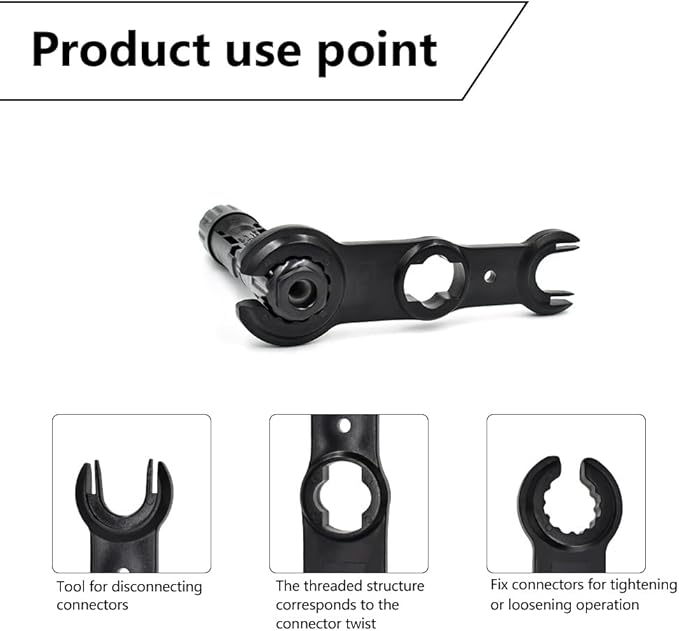 Solar Panel Connector Assembly Tool, Solar Wrenches/Spanner, Solar Disconnect Removal Tool
