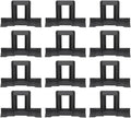 12pcs Solar Panel Water Guide Clips 35mm Photovoltaic Drainage Buckles for Removing Stagnant Water and Mud Solar Panel Accessories for Outdoor Installation