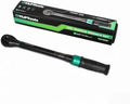 3/8-Inch Drive Click Torque Wrench, 5–45 ft-lb (6.8–61 Nm), ±3% Accuracy, 90-Tooth Ratchet, Dual-Direction, Chrome Vanadium Steel, Includes Storage Case